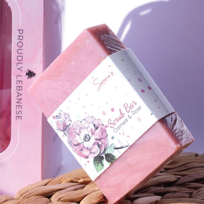 SERENA'S BODYLINE ROSE MUSK BODY SCRUB BAR